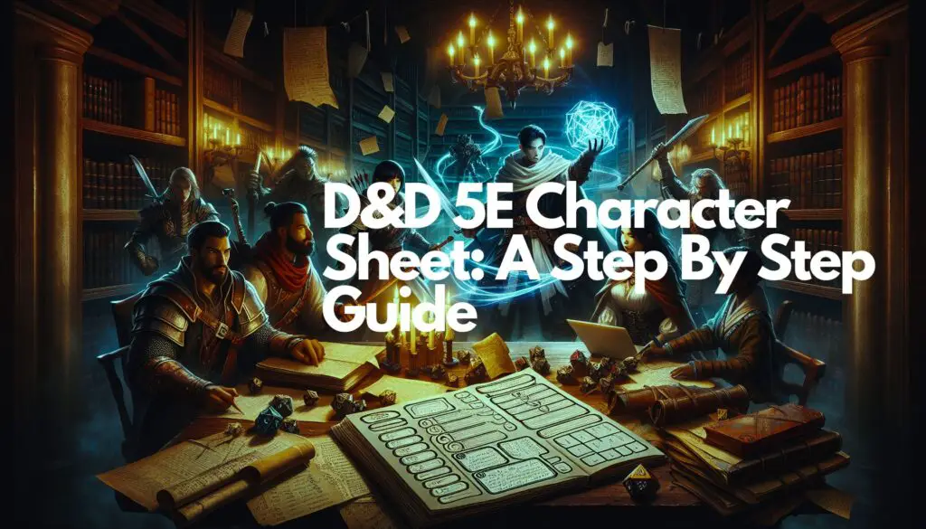 D&D 5E Character Sheet A Step By Step Guide